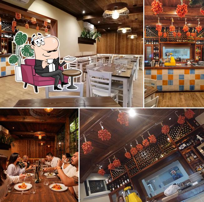 Gli interni di Al vicol'etto bistrot