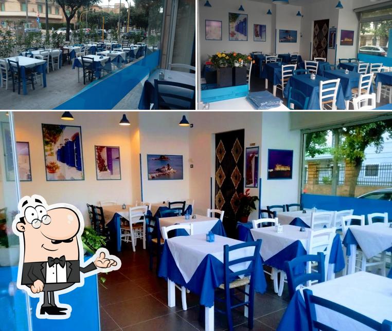 Gli interni di Ambrosia Ristorante Greco