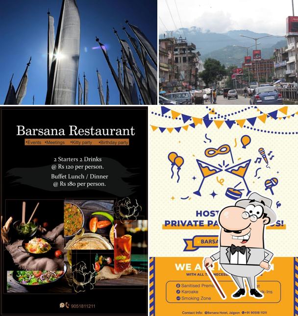 Enjoy the view at the outside area of Barsana Restaurant