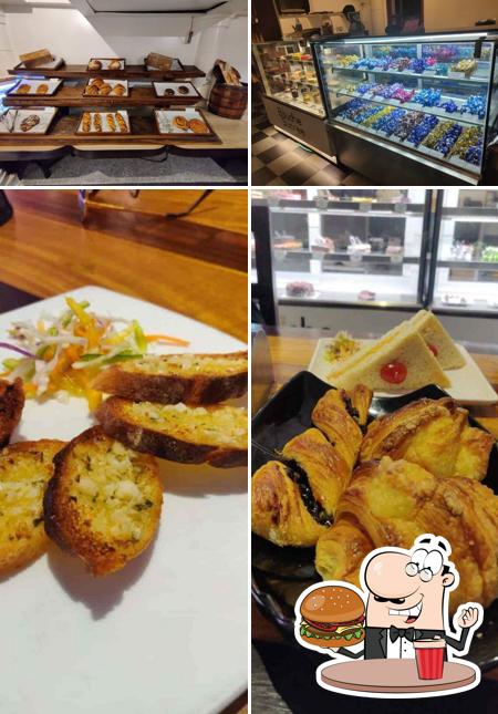 Get a burger at Bouche Sucree