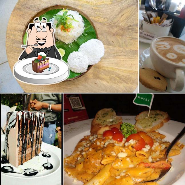 Chocolate cake at Mocha Cg Road