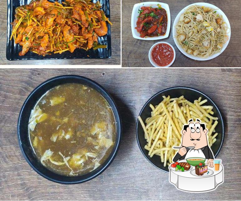 Hot and sour soup at Mazgaon Restaurant