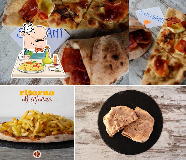 Platti al Pizzeria Kilometro Zero