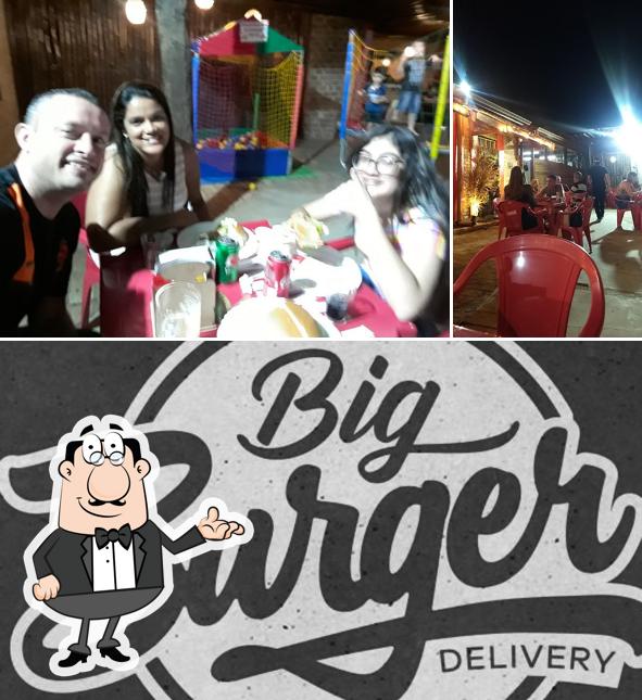 O interior do Big Burger Delivery Birigui