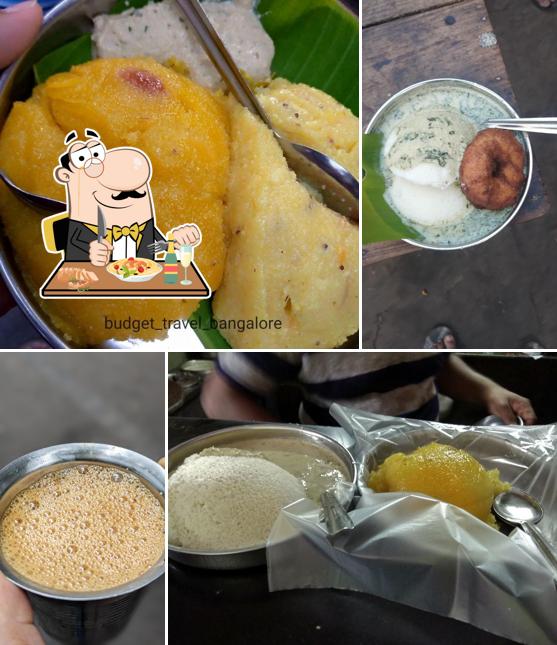 Creme brulee at Sri Raghavendra Stores