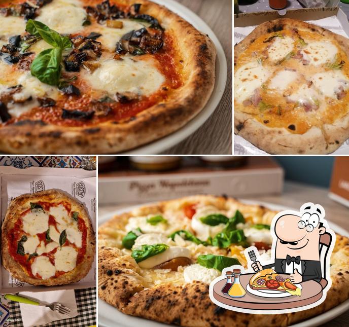 A Gustus Pizzaeria Napoletana, puoi ordinare una bella pizza