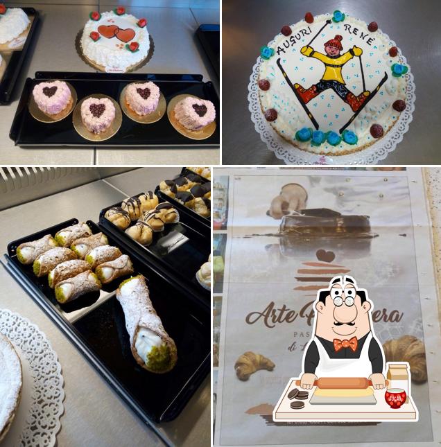 Pasticceria Arte Pasticcera serve un'ampia gamma di dessert