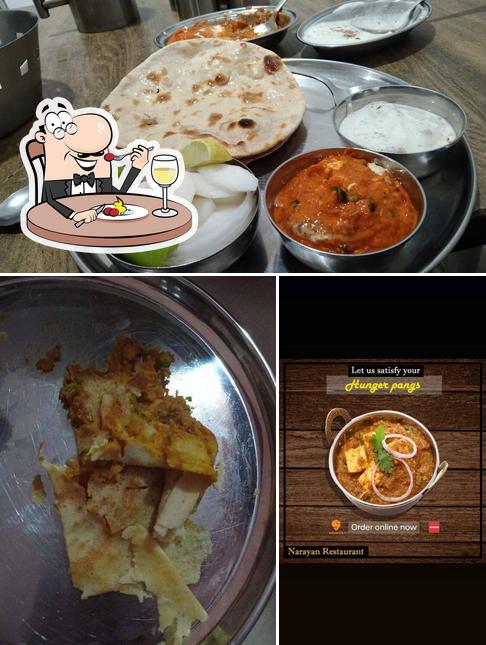 Food at Narayan Restaurant