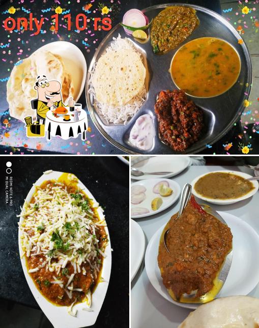 Meals at India restaurant