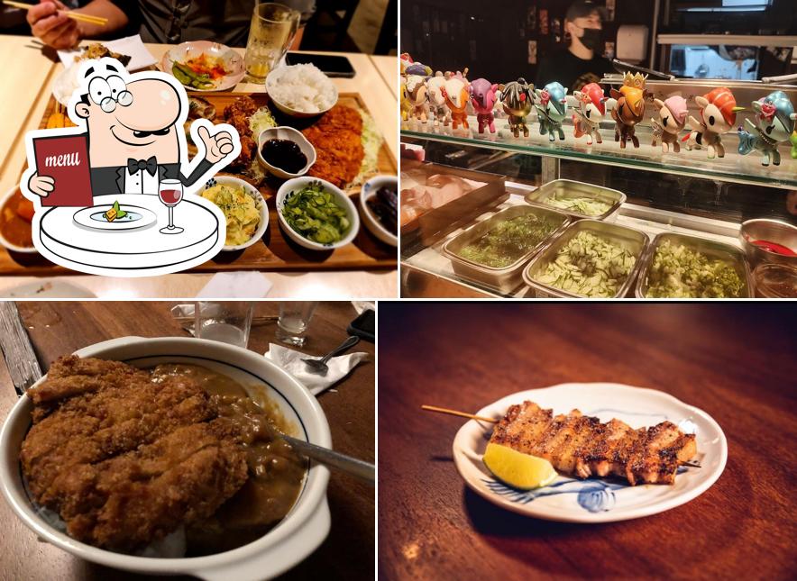 Comida em Izakaya Kuroda
