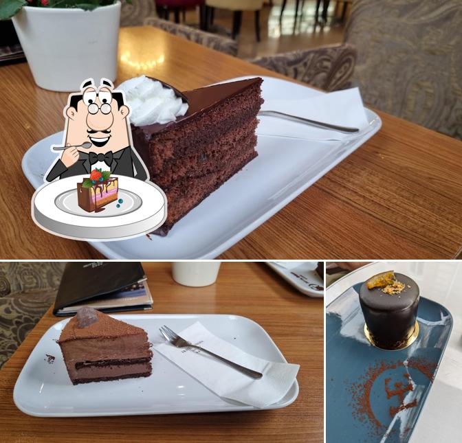 Torta al cioccolato al Kavarna in slaščičarna Hotel Evropa