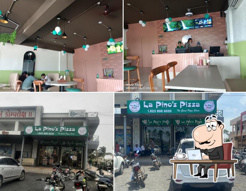 The photo of La Pino'z Pizza Mundra’s interior and exterior