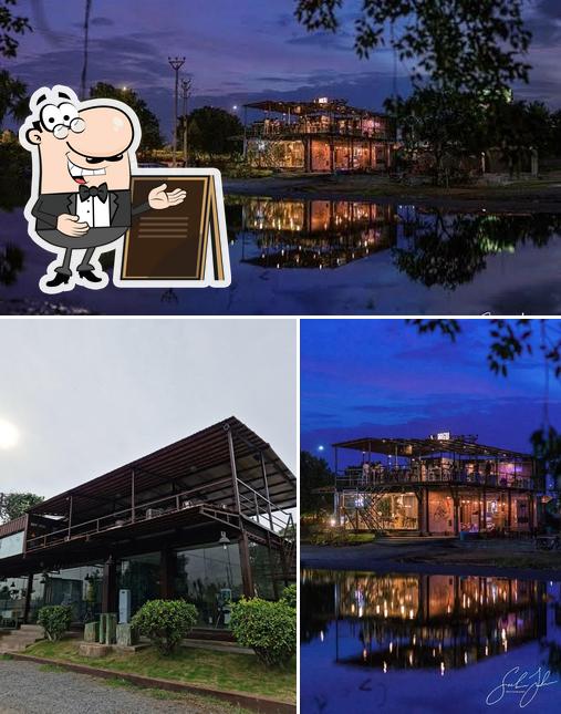 The exterior of Brew Buzz - Nidamanuru