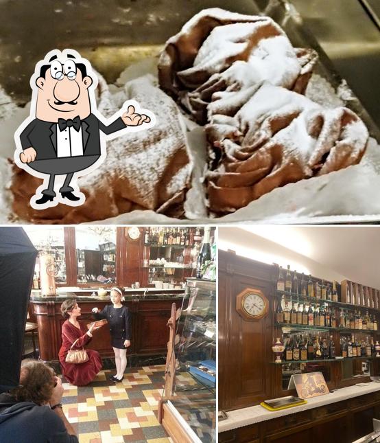 Tra le diverse cose da Pasticceria Follis si possono trovare la interni e cibo