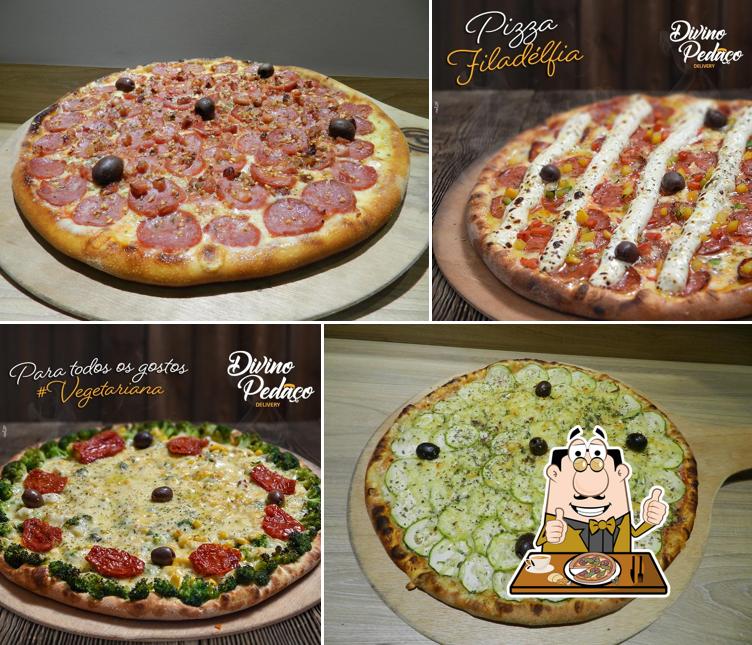 Consiga pizza no Divino Pedaço