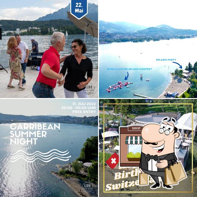 Puoi goderti l'aria fresca da seduto all'esterno di Lido Beach House