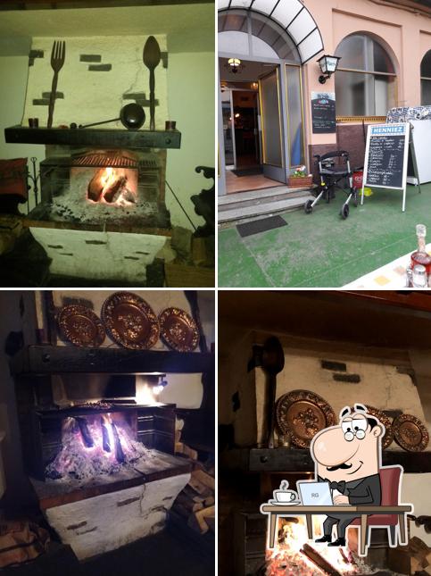 Gli interni di Osteria Eden