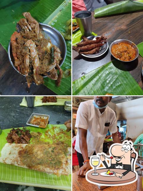 Food at Palaniappa Mess