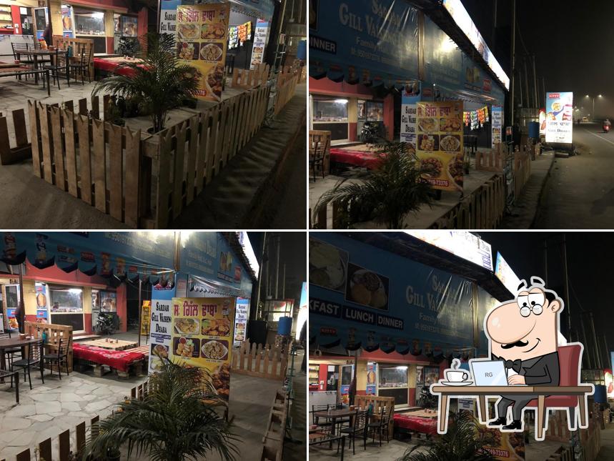The interior of Dhaba