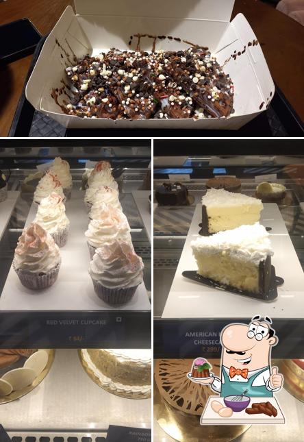 Saraza - Bakery & Cafe - Raiya Road serves a selection of desserts