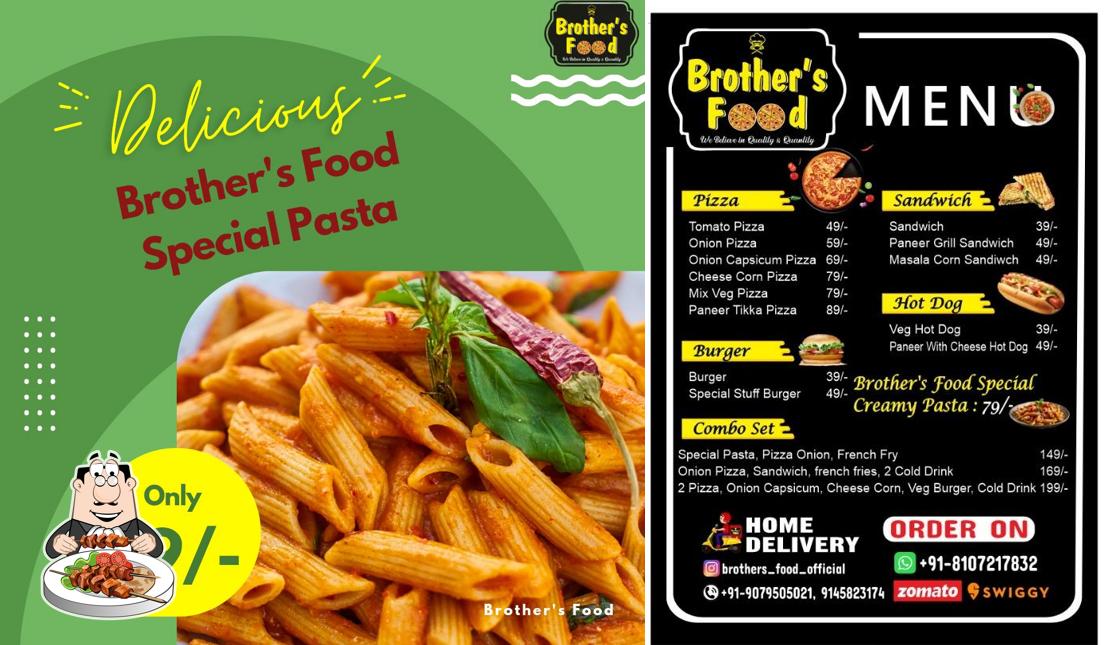 Meals at Brother's food