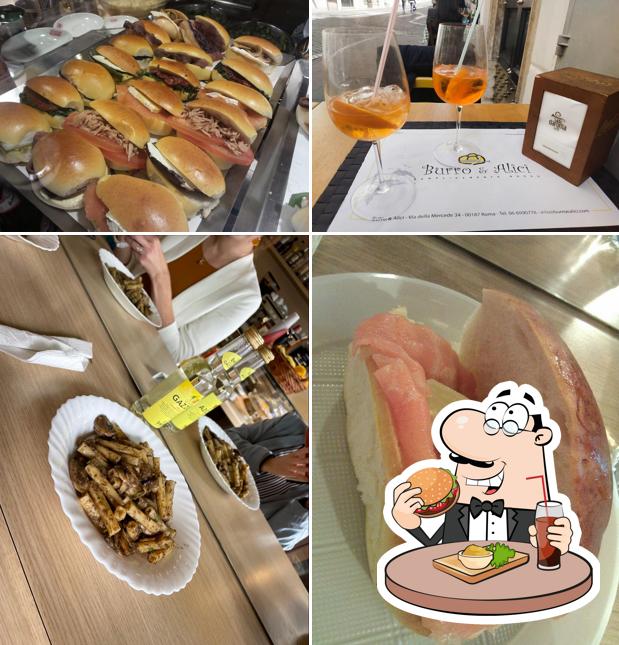 Essayez un hamburger à Burro e Alici