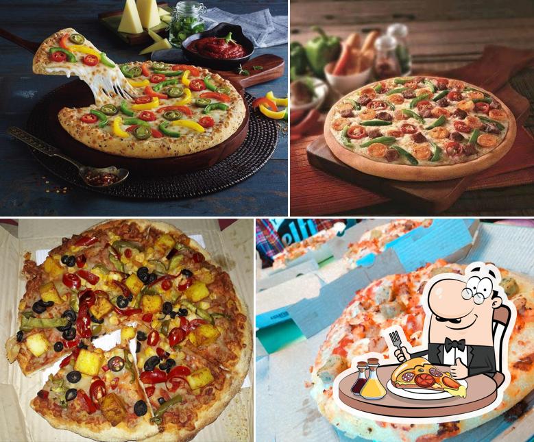 Order different kinds of pizza