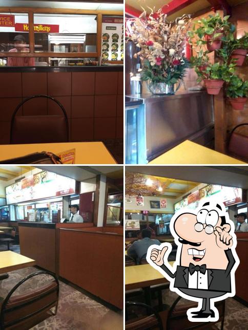 Take a seat at one of the tables at Hot Millions