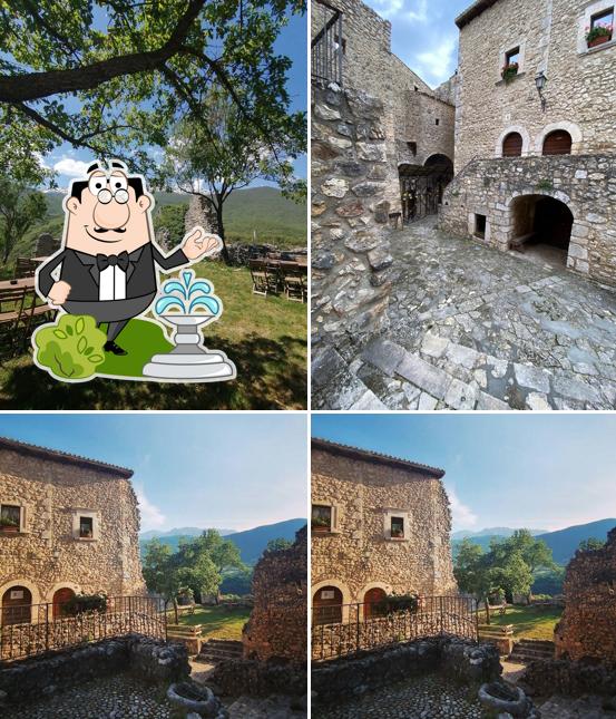 Goditi la vista dall'area esterna di Il Cibario