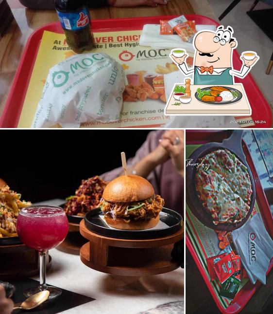 Pulled pork sandwich at MOC Restaurant &Pizza Lane