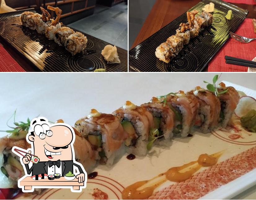 Try out different sushi options