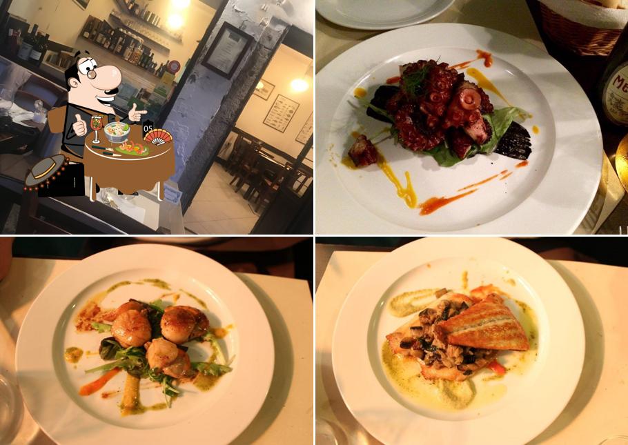 Platti al Osteria Alla Frasca