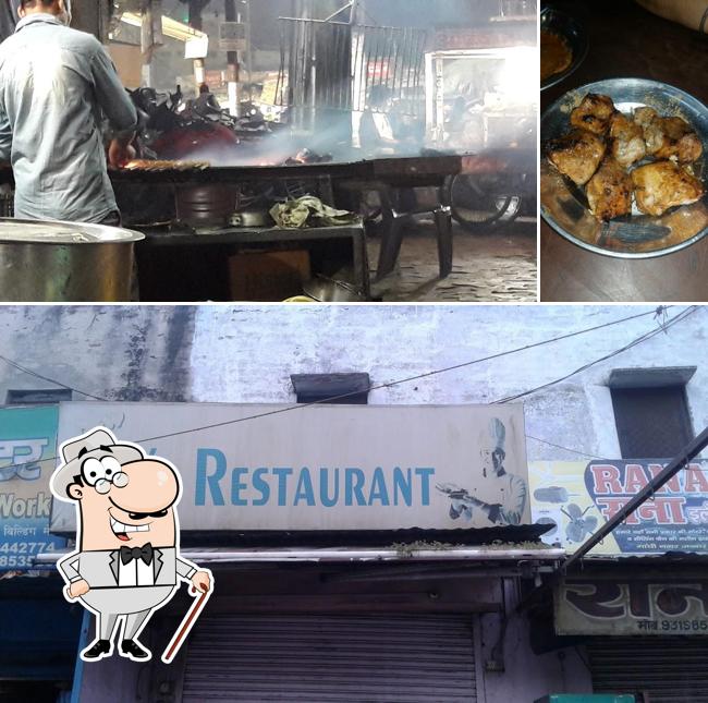 R. K. Restaurant is distinguished by exterior and food