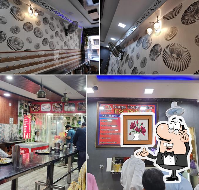 Take a seat at one of the tables at Durga South Indian Dosa