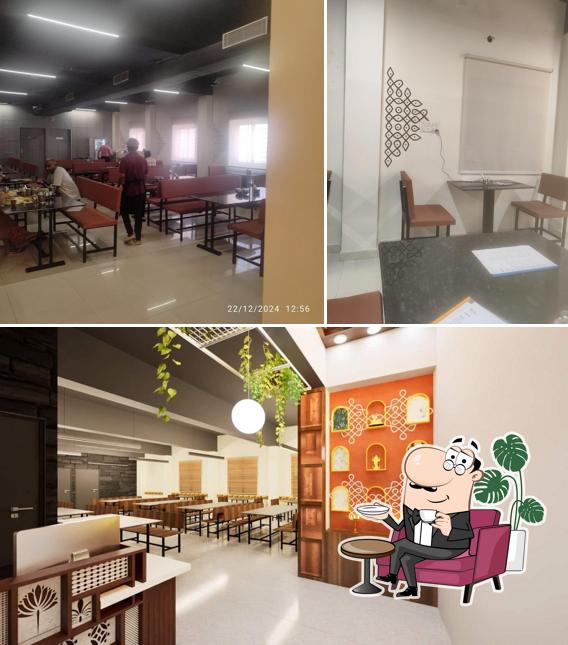 The interior of Kongu Vilasam