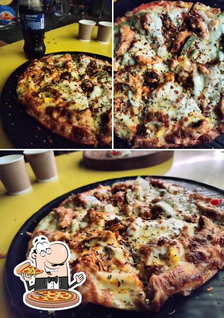 Pick pizza at Lakeside Café