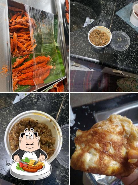 Food at Naidu's fish curry