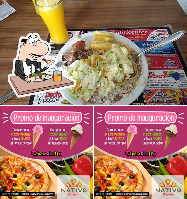 Comida em Nativa Grill Pizzaria