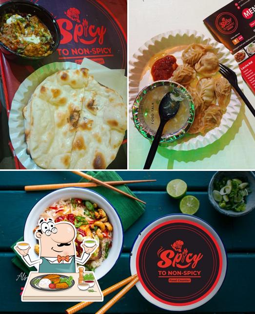 Food at Spicy to Non-Spicy