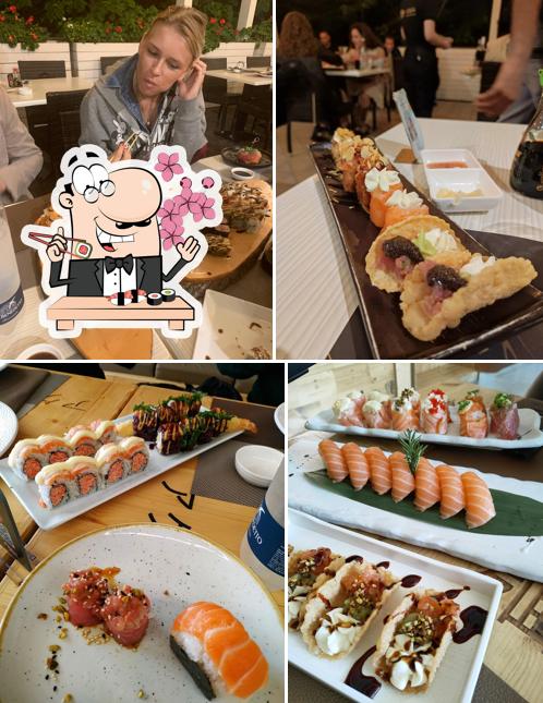 Prova le varie opzioni di sushi