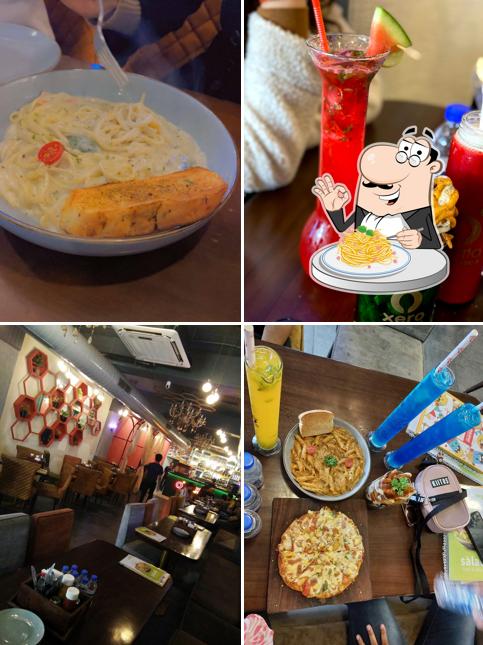 Spaghetti carbonara at Xero Degrees