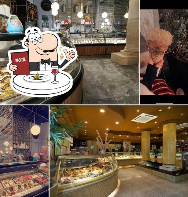 Platti al Gelateria Della Palma