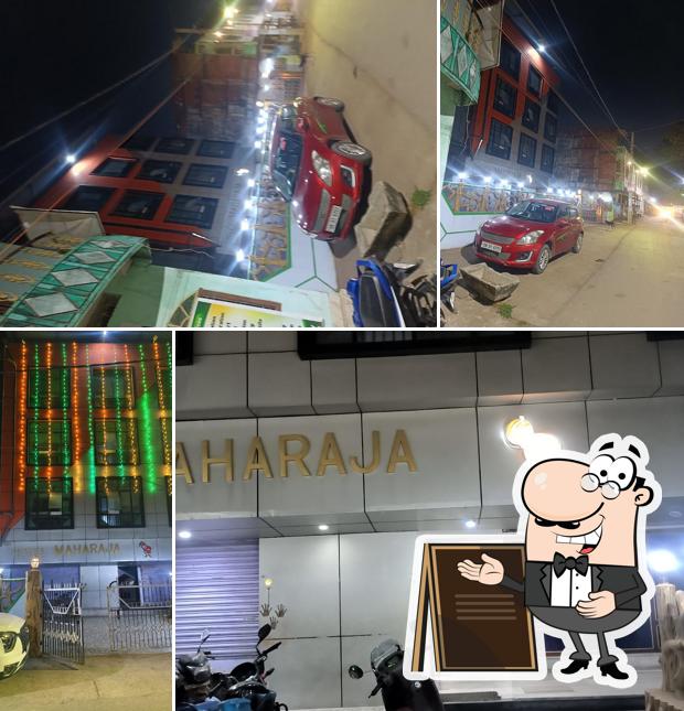 Check out the outside area of Hotel Maharaja