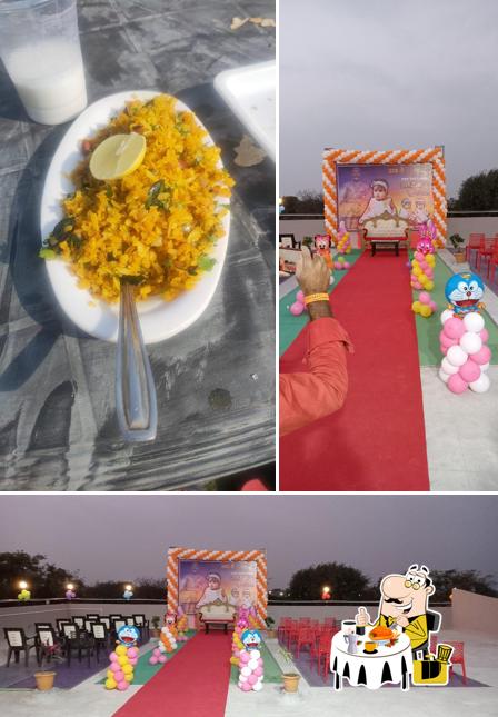 This is the photo depicting food and interior at Hotel Vikrant