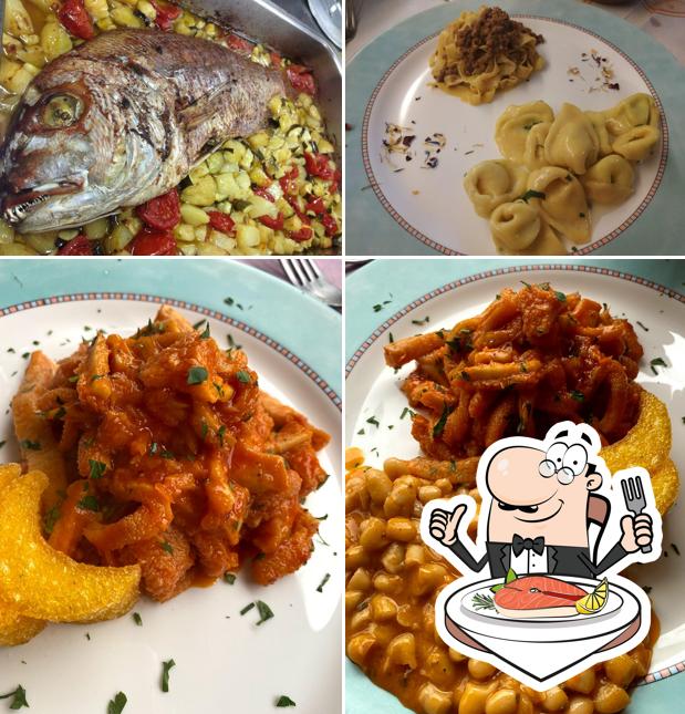 Locanda Pizzeria Ristorante Gabana serve un'ampia varietà di piatti di pesce