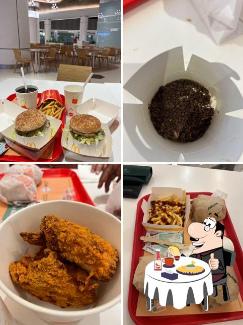 Hamburger at McDonald's