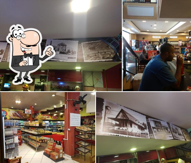 O interior do Padaria, Empório e Pizzarria Villa Quitaúna