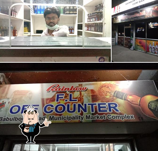 Enjoy a drink at RAINBOW F.L OFF SHOP