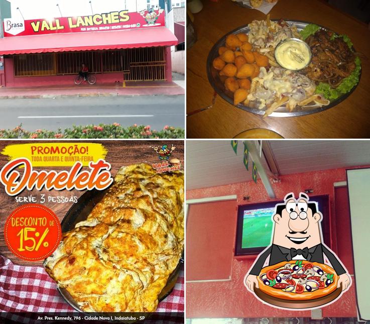 Experimente pizza no Vall Lanches