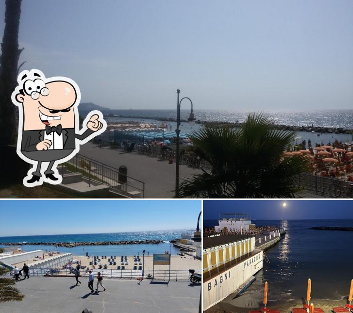 Gli esterni di Bagni Paradiso